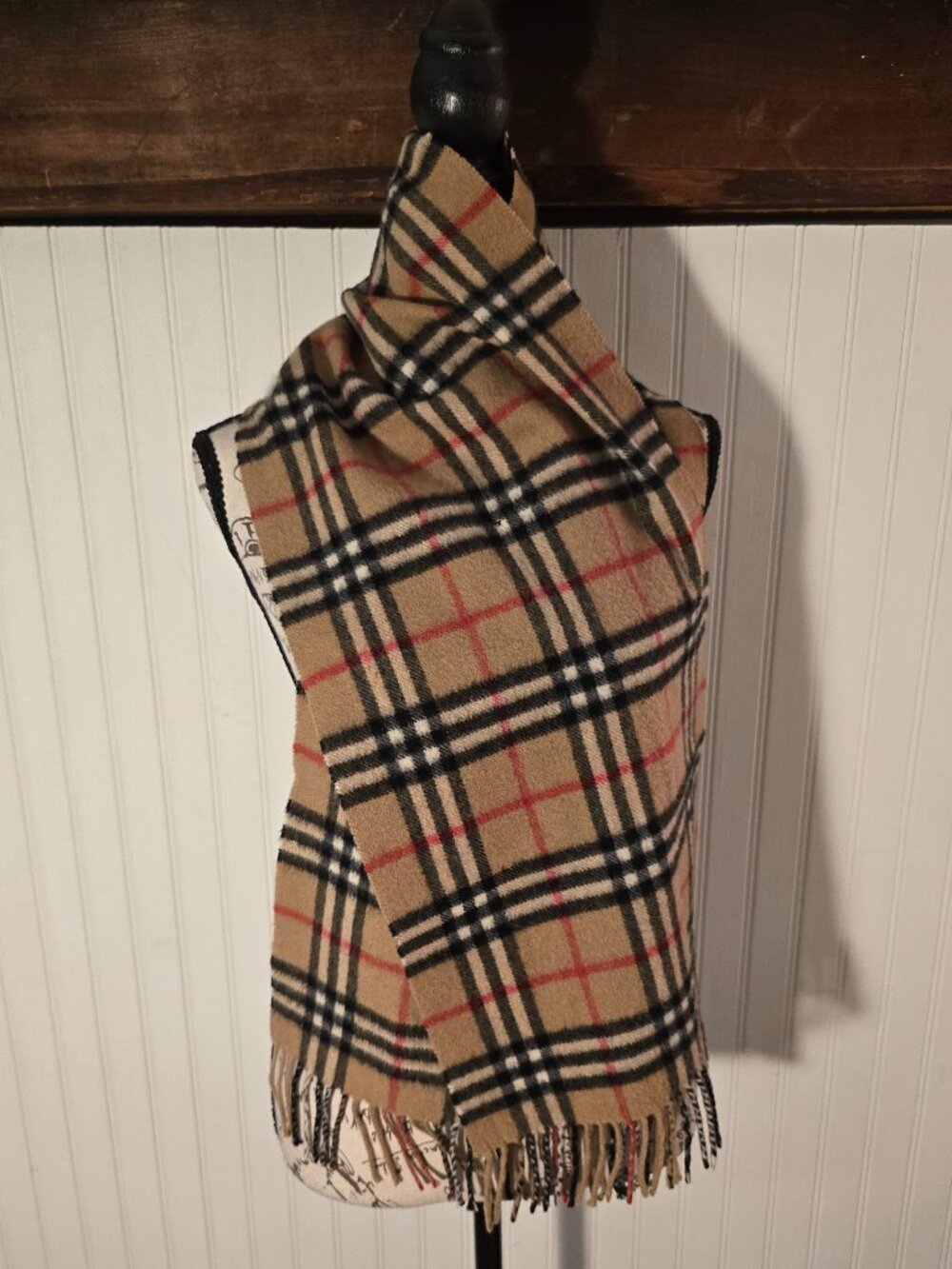 Burberry Cashmere Scarf - Made in England